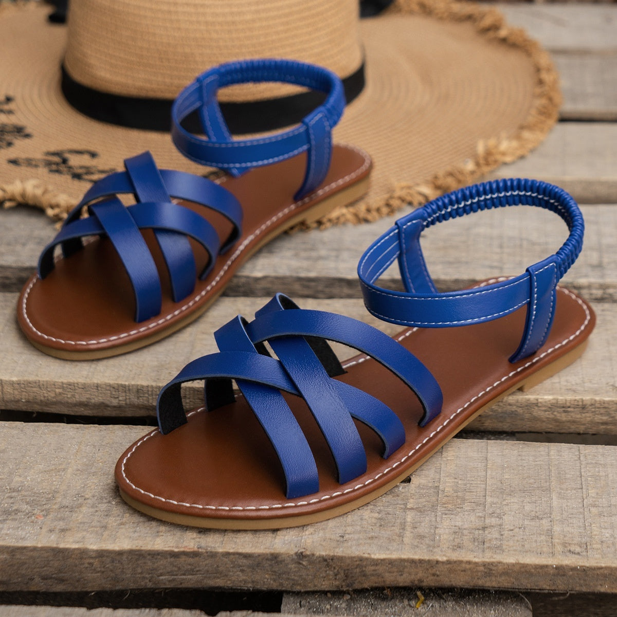 Sandales plates femme – Style coréen tendance