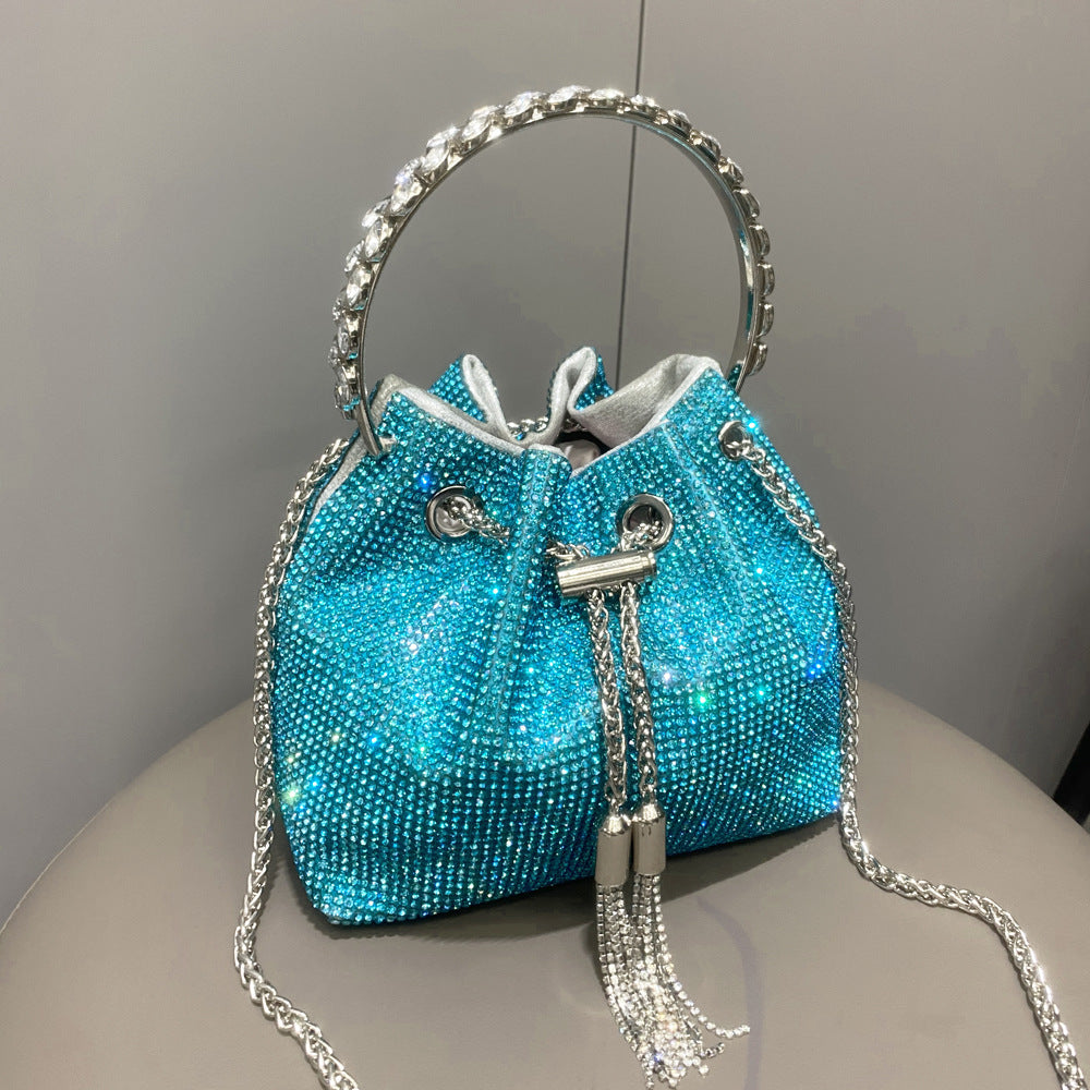 Sac à main femme brillant – Style européen et américain avec strass éclatants