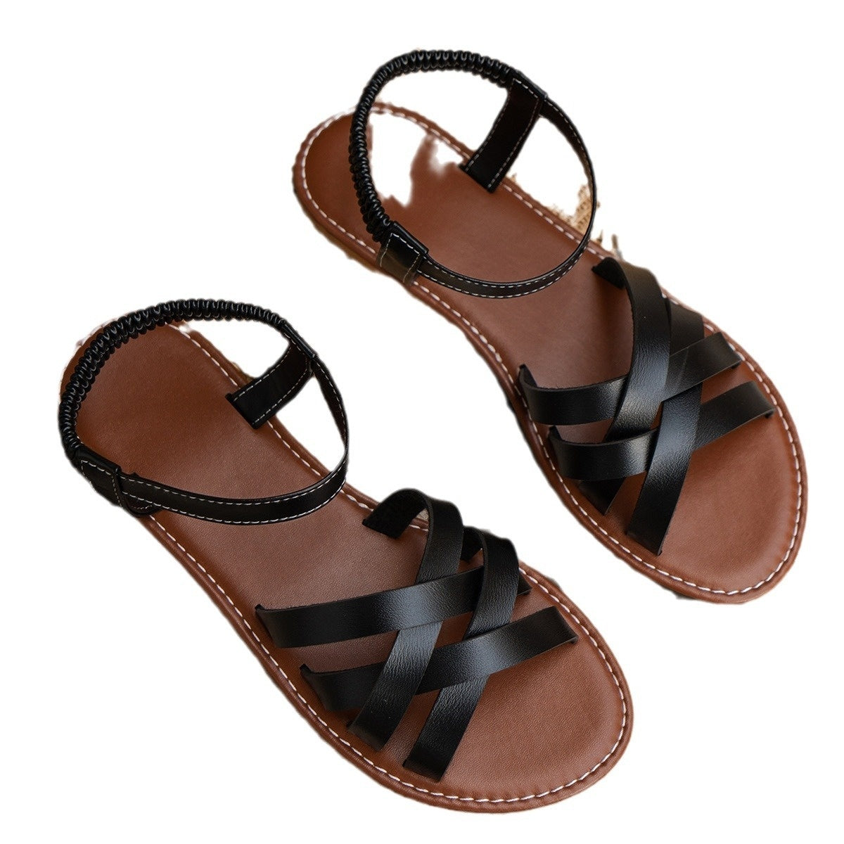 Sandales plates femme – Style coréen tendance