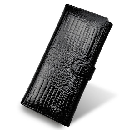 Porte-monnaie femme en cuir verni – Style européen et américain, élégant et tendance