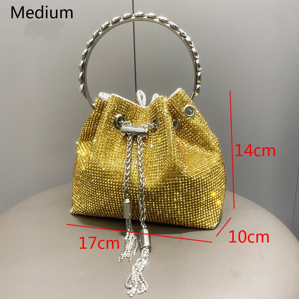 Sac à main femme brillant – Style européen et américain avec strass éclatants