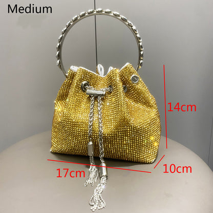 Sac à main femme brillant – Style européen et américain avec strass éclatants