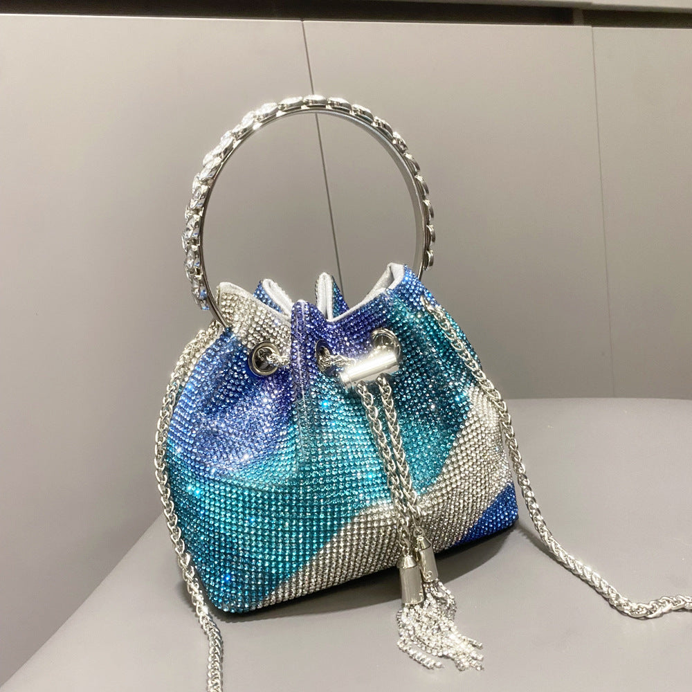 Sac à main femme brillant – Style européen et américain avec strass éclatants