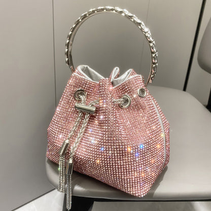 Sac à main femme brillant – Style européen et américain avec strass éclatants