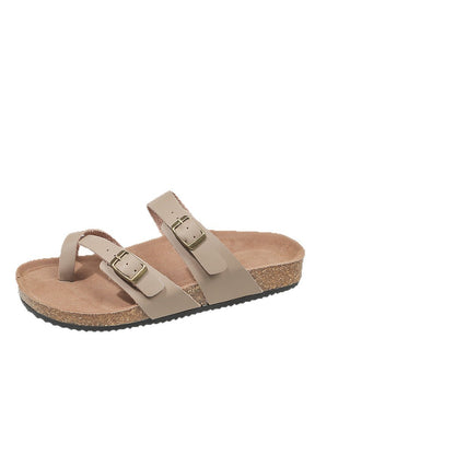 Mules femme à deux boucles – Bout ouvert, pour extérieur