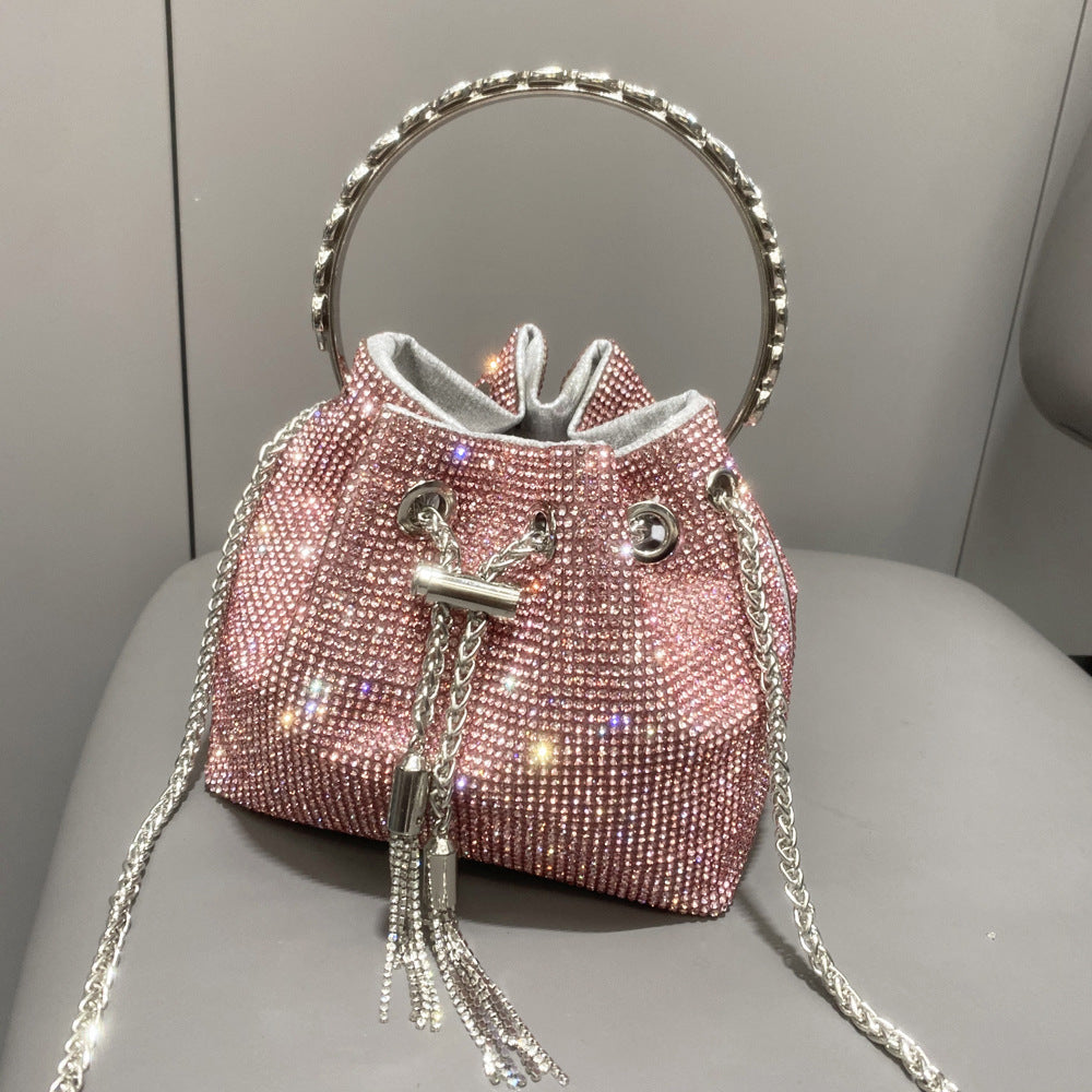 Sac à main femme brillant – Style européen et américain avec strass éclatants