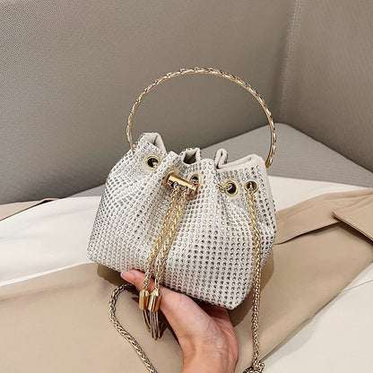 Sac à main femme brillant – Style européen et américain avec strass éclatants