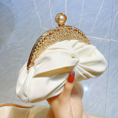 Mini pochette de soirée pour femme – Chic et élégante, ornée de diamants scintillants