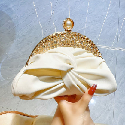 Mini pochette de soirée pour femme – Chic et élégante, ornée de diamants scintillants