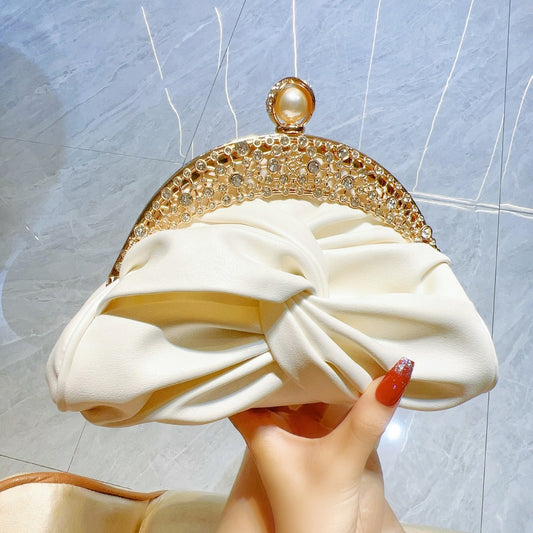 Mini pochette de soirée pour femme – Chic et élégante, ornée de diamants scintillants