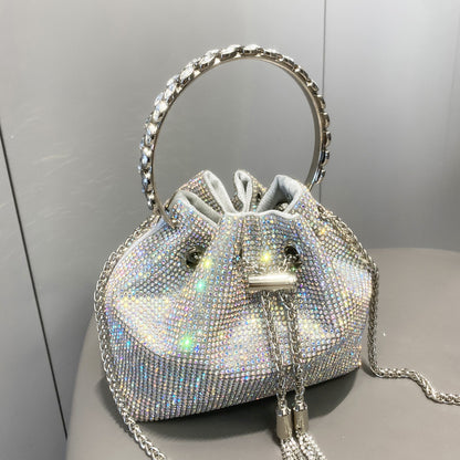 Sac à main femme brillant – Style européen et américain avec strass éclatants