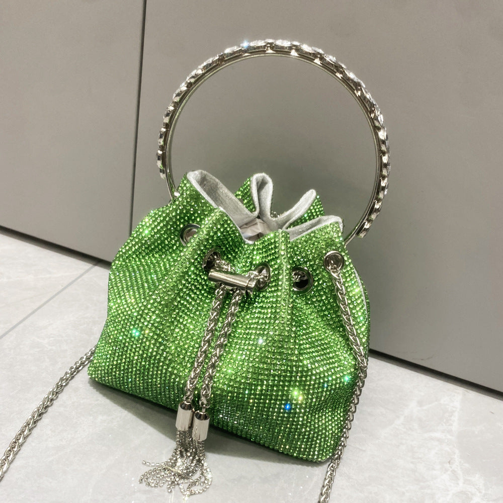Sac à main femme brillant – Style européen et américain avec strass éclatants